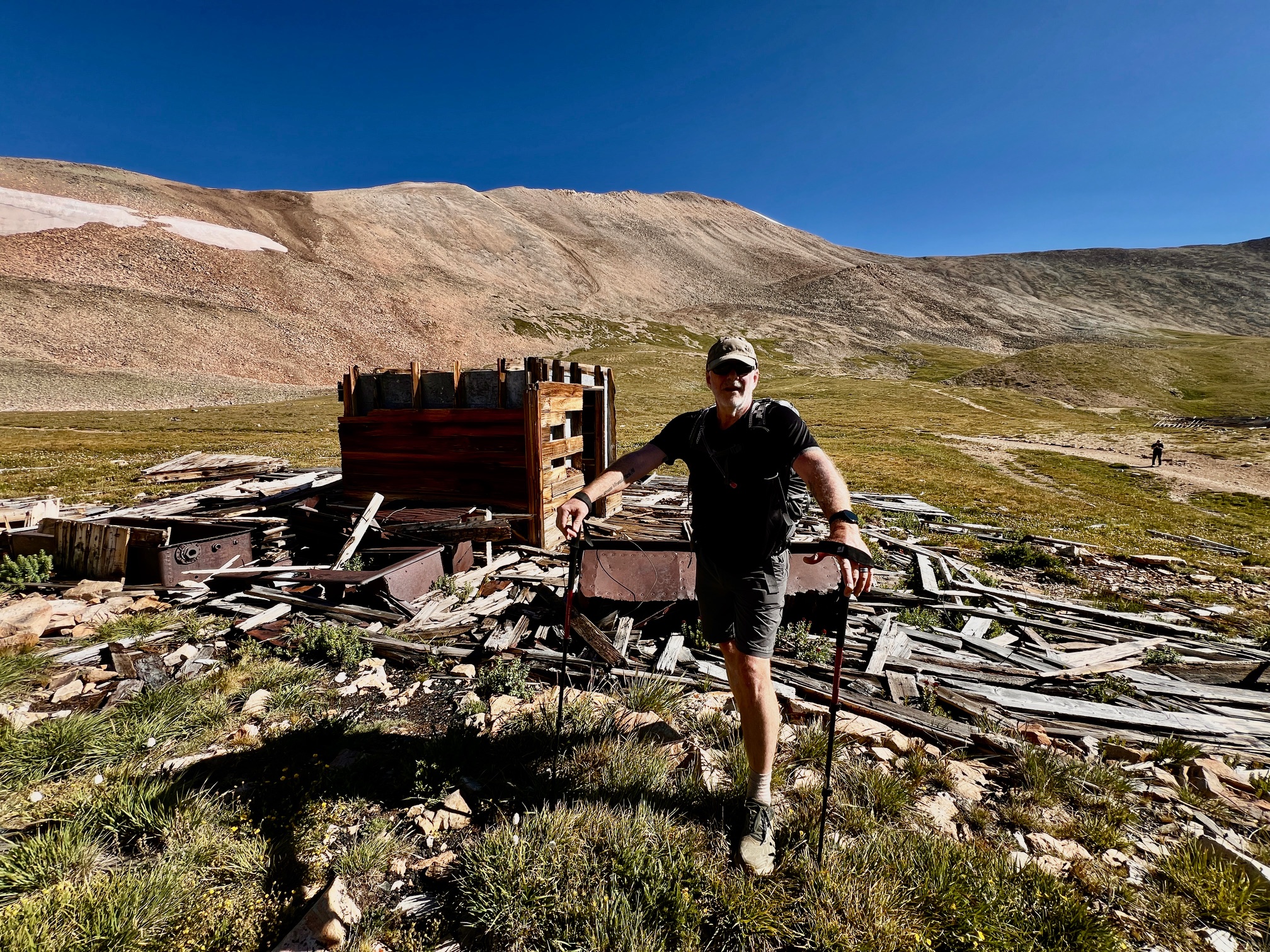 Mark Neese of True North Counseling posing for a photo on a hiking trip.